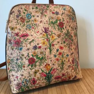 Wild Flowers Cork effect backpack