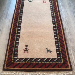 Hand knotted in india 100% wool pile Rug