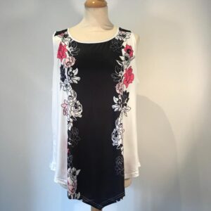 Lace back Flower top