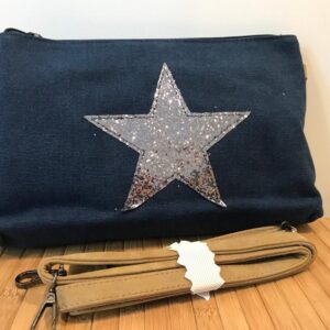 Navy Star Canvas bag