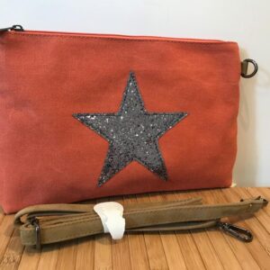 Orange Star Canvas bag