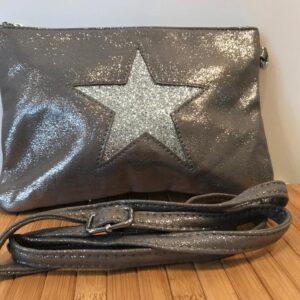 Gun Silver Star clutch / shoulder bag