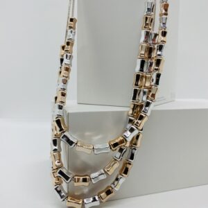 Layered beaded necklace