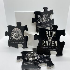 Set of 4 Drinks recipie coasters